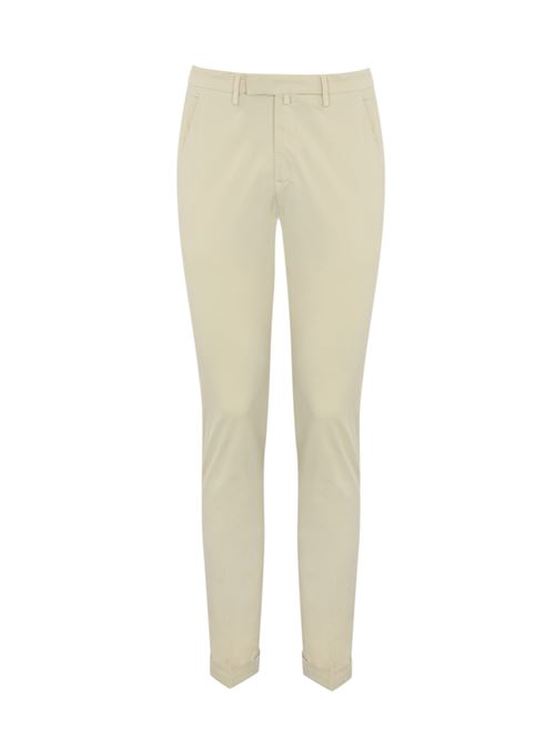 Pantalone in cotone stretch bianco lino BRIGLIA | BG03 32512700103